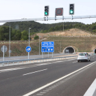 Imatge de l'entrada de la boca sud del túnel del coll de Lilla, ja obert al trànsit.