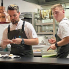 Imagen de Sergi Palacín en el Restaurante Hiu de Cambrils.