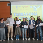 Imatge dels alumnes de Grau Superior que han guanyat el segon FP Challenge Tarragona Ciutat.