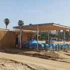 Imatge d'una de les noves guinguetes de la platja Llevant de Salou.