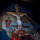 Imatge d'un moment de la representació 'La Passió de Crist' a Constantí.