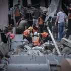 Els serveis d'emergència busquen víctimes després d'un bombardeig a Gaza  Data de publicació: dijous 02 de novembre del 2023, 13:48  Localització: Gaza  Autor: WHO