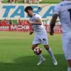 El capità del Nàstic, Joan Oriol, durant el partit contra el Tarazona del darrer diumenge.