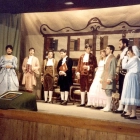 Escena final de ‘Les dones sàvies’ representada a l’Orfeó Canongí el 16 de febrer de 1986.