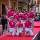 Imatge de la desfilada de dissabte al carrer de la Cort