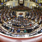 El ple del Congrés durant el debat de l'amnistia.