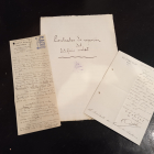 Imatge d'alguns dels documents trobats al Centre de Lectura de Reus que daten entre el 1900 i el 1936.