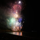 Imatge de la primera nit del Concurs de focs Artificials de Tarragona.