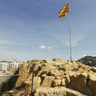 El promontori de la roca de Sa Palomera de Blanes.
