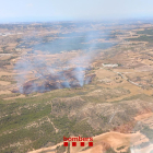 Imatge de l'incendi de la Conca de Barberà.