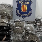 Imatge de la droga intervinguda pels Mossos d'Esquadra