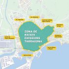 Plànol del projecte de les zones de baixes emissions de Tarragona