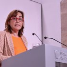 La nova portaveu del Govern, Sílvia Paneque, compareix després del Consell Executiu d'aquest dimarts