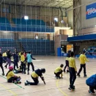 Un entrenament en un pavelló de Reus.