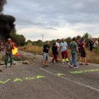 El tall a la planta de Secomsa a Botarell en el segon dia de vaga indefinida.