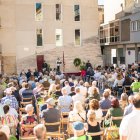 Imatge de l'acte institucional amb motiu de la Diada Nacional de Catalunya a Reus.