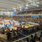 El Palau d’Esports Catalunya, ple de gom a gom durant la final d’ahir.