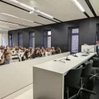 Una de les classes de psicologia d'aquest dilluns a l'edifici del Seminari.