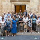 Fotografia de família dels homenatjats.