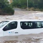 Imatge de les inundacions a l'Ametlla de Mar