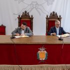 Firma de la renovació del pacte d'agermanament amb Klagenfurt