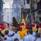 L'Àliga de Tarragona durant la Cercavila de la Vigília de Santa Tecla