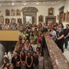 Fotografia de familia de les Misericòrdies a les escales de l’Ajuntament de Reus amb motiu de la Festa de la Mare de Déu de Misericòrdia 2024.