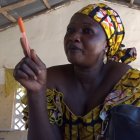 Fatou Nyang, activista contra la mutilació femenina a Gàmbia.