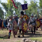 Un instant del festival al conjunt romà de Centelles.