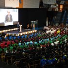 Imatge de la cerimònia d'abertura del Meeting Special Olympics a Reus