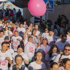 Les més de 3.000 persones a la rambla Lluís Companys, just davant d’El Corte Inglés, al moment de la sortida de la 9a Women Race.