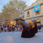 Moment de la presentació del ball de protocol de la Mulassa de Salou.