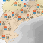 Mapa meteorològic del Camp de Tarragona i les Terres de l'Ebre