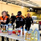 Imatge de la campanya de recollida d'aliments a Torredembarra pels afectats de la DANA.