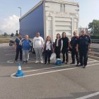 Imatge dels participants en l'expedició cap a València amb material per als damnificats per la DANA.