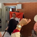 José, el cap de família, celebrant que no l'han desnonat.