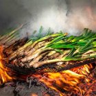 Imagen de calçots.