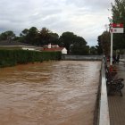 Imatge del barranc de La Móra de Tarragona després dels aiguats.