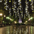 Imatge de la decoració nadalenca de la Rambla Nova de Tarragona.