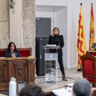 Maria Roig pren la paraula a l'Ajuntament de Tarragona.