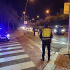 Imatge del dispositiu policial a Reus.