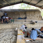 Una excavació al barranc de la Boella.