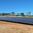 Imagen de las placas solares en el centro de producción de Tortosa.