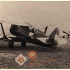 Fotografia del caça biplà Polikarpov I-15, que va ser construït sota llicència russa a l’Escola del Treball.