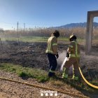 Imatge de la zona afectada per l'incendi