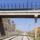 Un dels passos superiors que es reforçarà al tram ferrovari entre Vandellòs i Tarragona.