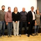 El delegat del Govern a l'Ebre amb representenats de les cooperatives del projectes 'SomRuralitats'.