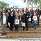 Els participants, organitzadors i membres del jurat del IV Concurs popular de fricandó de Riudoms