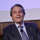 L'expresident Artur Mas, aquest dilluns en una taula rodona al Col·legi d'Economistes