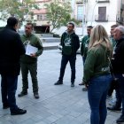 El director d'Agricultura a l'Ebre, Frank Pérez, rep els representants de Revolta Pagesa.